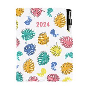 Diary DESIGN weekly A5 2024 PL - Leaves