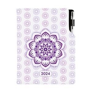 Diary DESIGN weekly A5 2024 PL - Mandala violet