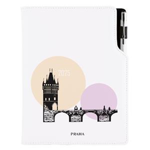 Diary DESIGN weekly A5 2025 CZ - Prague