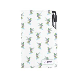 Diary DESIGN weekly pocket 2022 CZ - Hummingbird