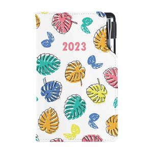 Diary DESIGN weekly pocket 2023 CZ - Leaves