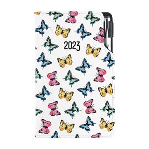 Diary DESIGN weekly pocket 2023 PL - Color Butterfly