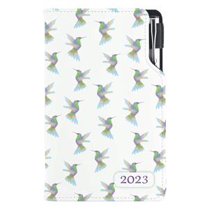 Diary DESIGN weekly pocket 2023 SK - Hummingbird