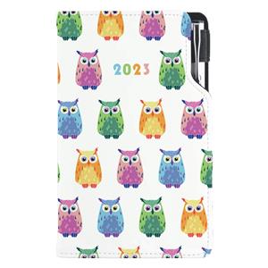 Diary DESIGN weekly pocket 2023 SK - Owl