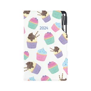 Diary DESIGN weekly pocket 2024 PL - Cupcake