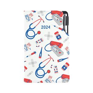 Diary DESIGN weekly pocket 2024 PL - Doctor