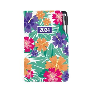 Diary DESIGN weekly pocket 2024 PL - Tropic