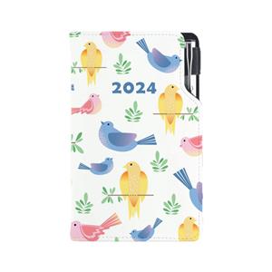 Diary DESIGN weekly pocket 2024 SK - Birds