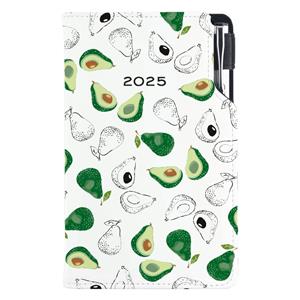 Diary DESIGN weekly pocket 2025 CZ - Avocado