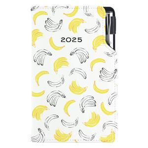 Diary DESIGN weekly pocket 2025 CZ - Banana