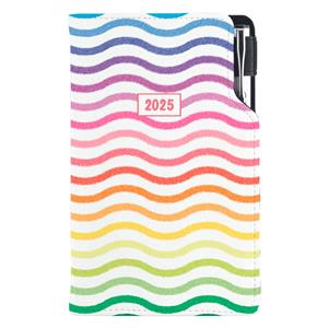 Diary DESIGN weekly pocket 2025 CZ - Colors