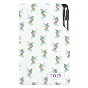 Diary DESIGN weekly pocket 2025 CZ - Hummingbird