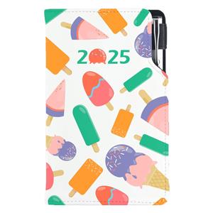 Diary DESIGN weekly pocket 2025 CZ - Ice lollies