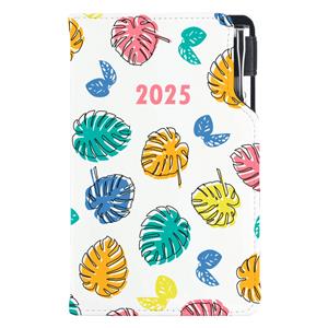 Diary DESIGN weekly pocket 2025 CZ - Leaves