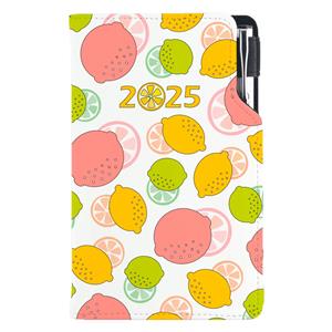 Diary DESIGN weekly pocket 2025 CZ - Lemon