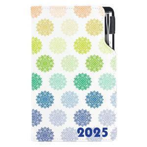 Diary DESIGN weekly pocket 2025 CZ - Mandala color