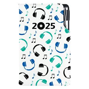 Diary DESIGN weekly pocket 2025 CZ - Music