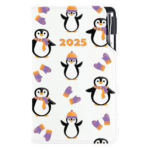 Diary DESIGN weekly pocket 2025 CZ - Penguin