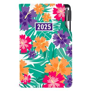 Diary DESIGN weekly pocket 2025 CZ - Tropic