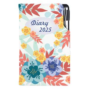 Diary DESIGN weekly pocket 2025 PL - Autumn flowers