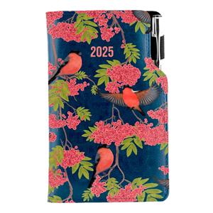 Diary DESIGN weekly pocket 2025 PL - blue - Bullfinch