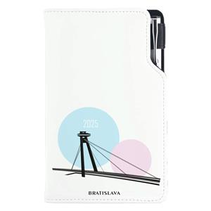 Diary DESIGN weekly pocket 2025 PL - Bratislava