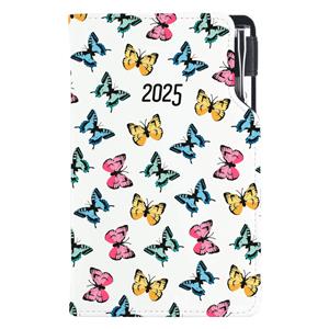 Diary DESIGN weekly pocket 2025 PL - Color Butterfly