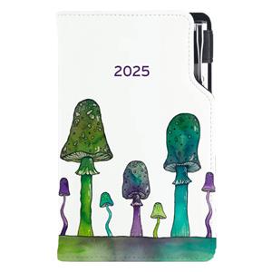 Diary DESIGN weekly pocket 2025 PL - Mushrooms