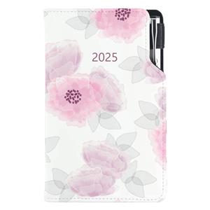 Diary DESIGN weekly pocket 2025 PL - Peony