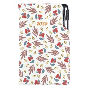 Diary DESIGN weekly pocket 2025 PL - Rowan berry