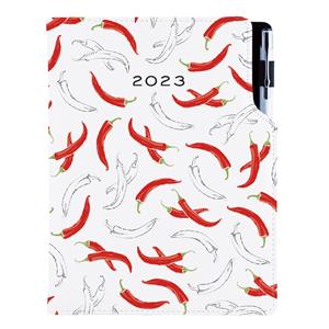 Diary DESIGN weekly special A5 2023 - Chilli