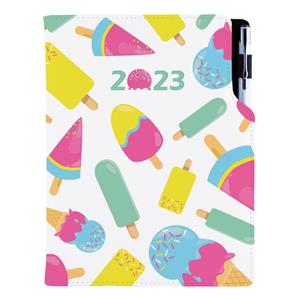 Diary DESIGN weekly special A5 2023 - Ice lollies