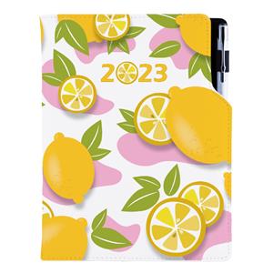 Diary DESIGN weekly special A5 2023 - Lemon