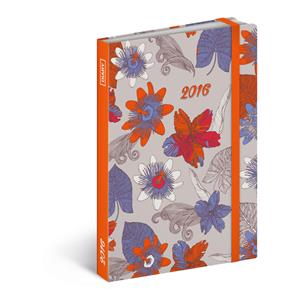 Diary flowers Weekly B6 2016 image 2016