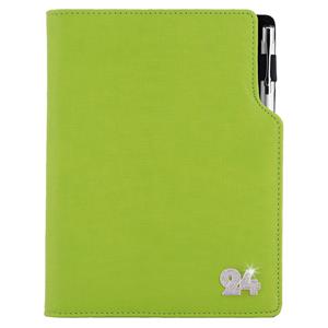 Diary GEP CRYSTAL daily A5 2024 Polish - light green