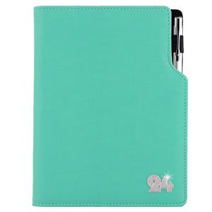 Diary GEP CRYSTAL daily A5 2024 Slovak - mint