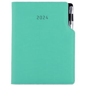 Diary GEP with ballpoint weekly A5 2024 Polish - mint