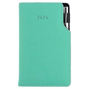 Diary GEP with ballpoint weekly pocket 2024 Polish - mint