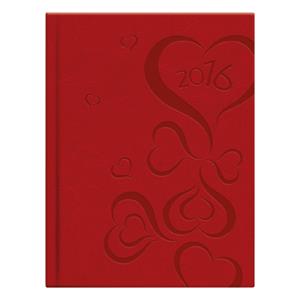 Diary Love 2016 weekly - red