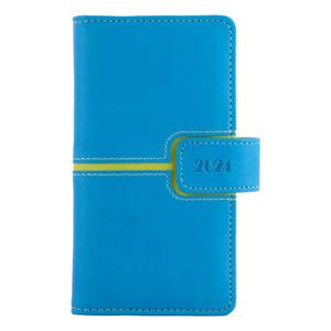 Diary MAGNETIC weekly pocket 2024 Slovak - blue/green