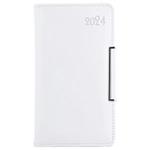 Diary METALIC weekly pocket 2024 Czech - white