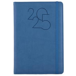 Diary POLY daily A5 2025 Czech - dark blue