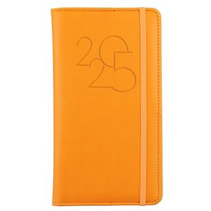 Diary POLY weekly pocket 2025 Polish - orange