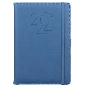 Diary POLY weekly special A5 2024 - dark blue