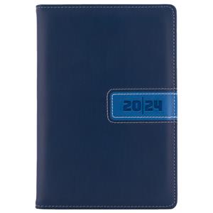 Diary RIGA daily A5 2024 Polish - blue