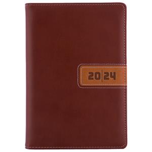 Diary RIGA daily A5 2024 Slovak - brown