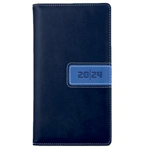 Diary RIGA weekly pocket 2024 Czech - dark blue