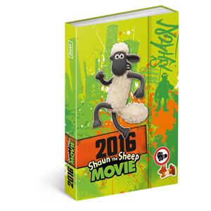 Diary Shaun The Sheep Weekly B6 2016 magnetic 2016