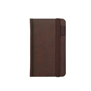 Diary slovak Janus 2016 weekly pocket - brown