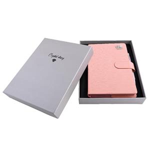 Diary SPLIT CRYSTAL weekly B6 2023 - light pink